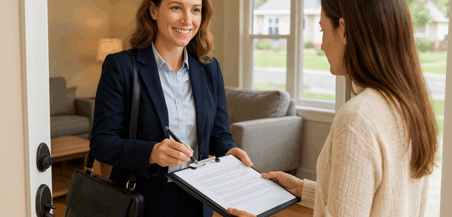 Mobile notary services